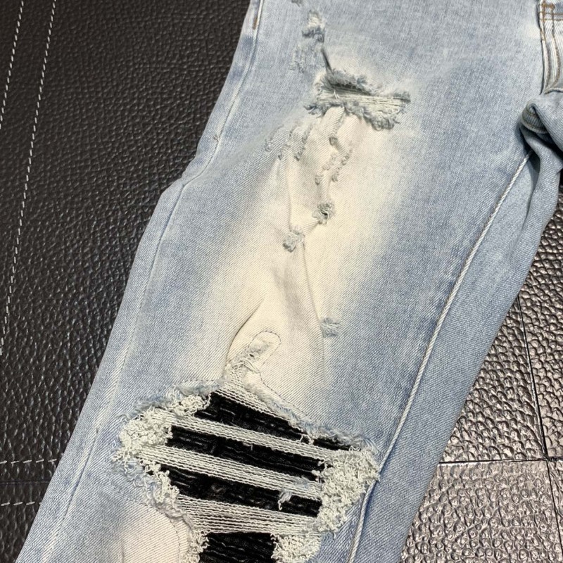 Amiri slim fit petite straight jeans