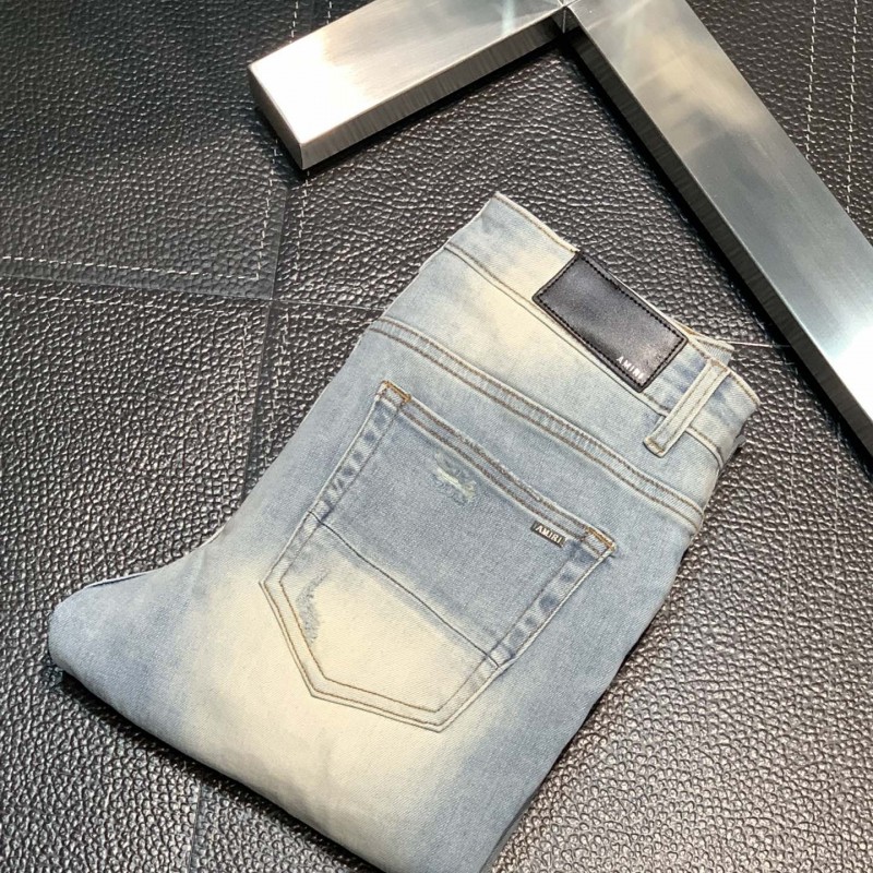 Amiri slim fit petite straight jeans