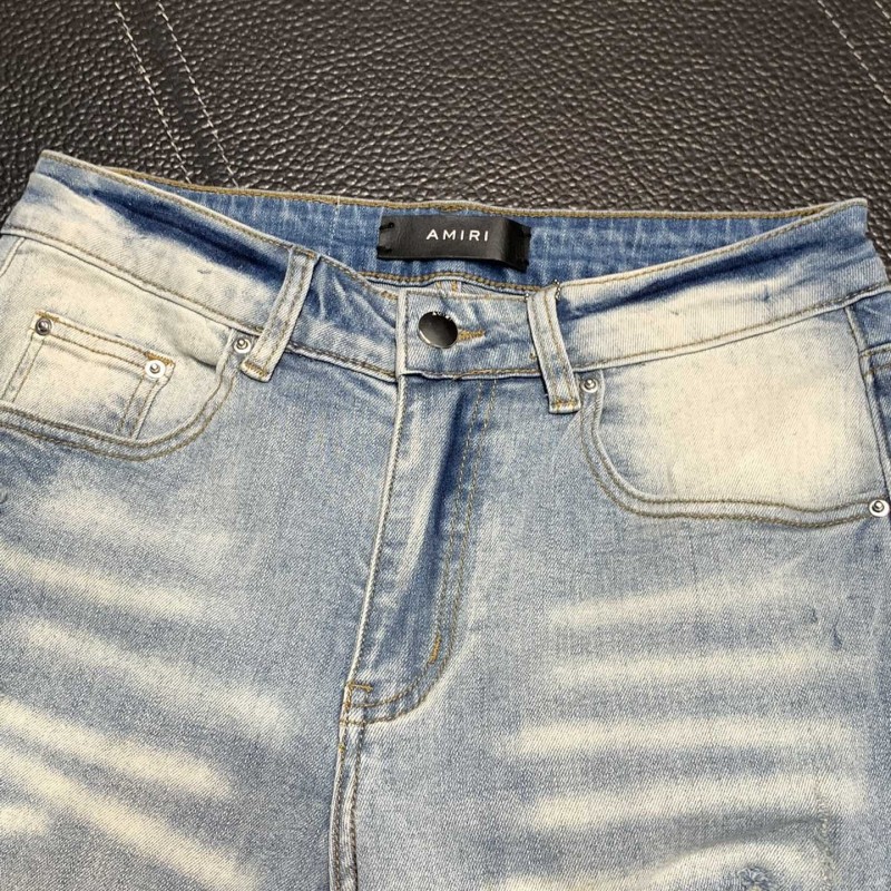 Amiri slim fit petite straight jeans