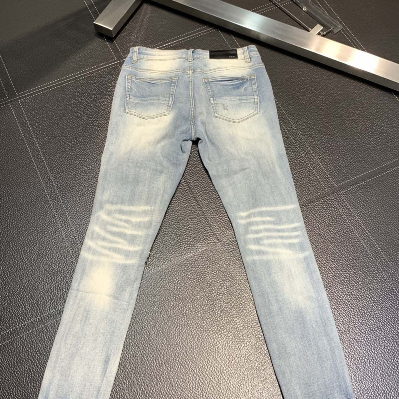 Amiri slim fit petite straight jeans