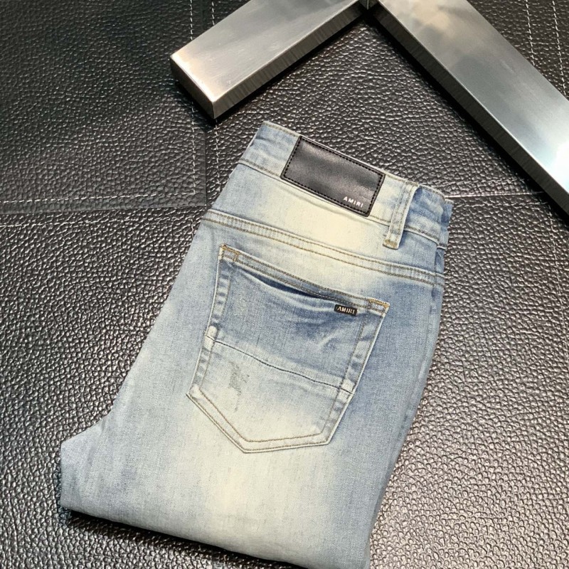 Amiri slim fit petite straight jeans