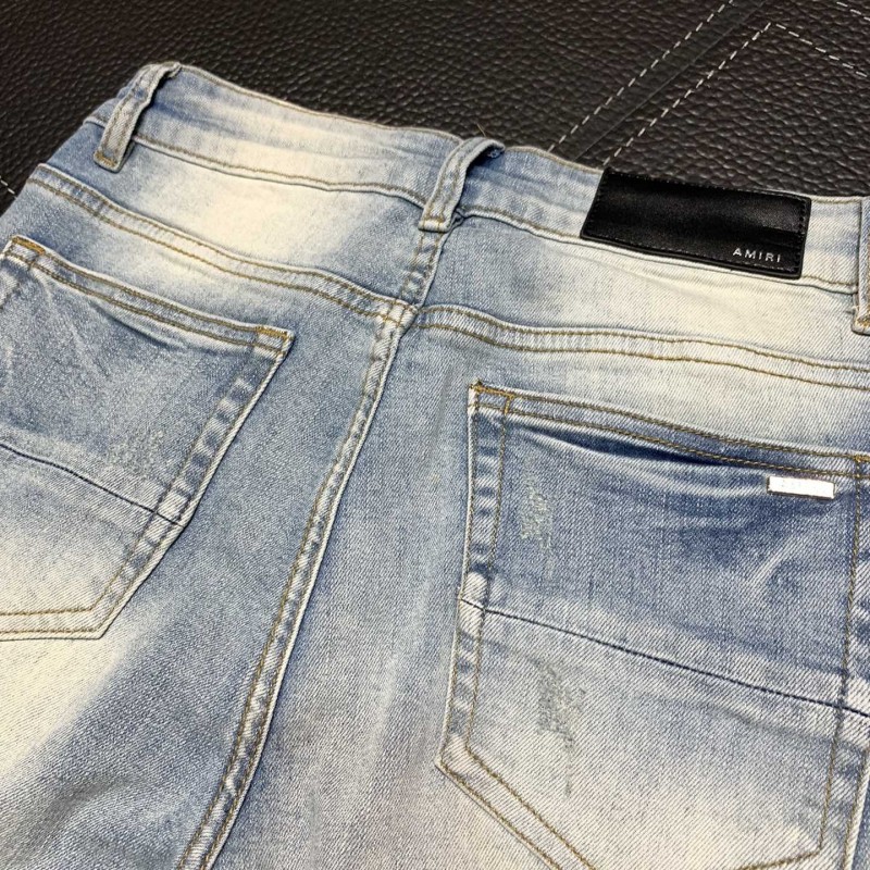 Amiri slim fit petite straight jeans