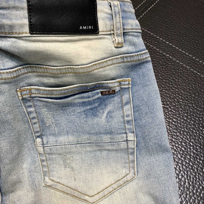 Amiri slim fit petite straight jeans