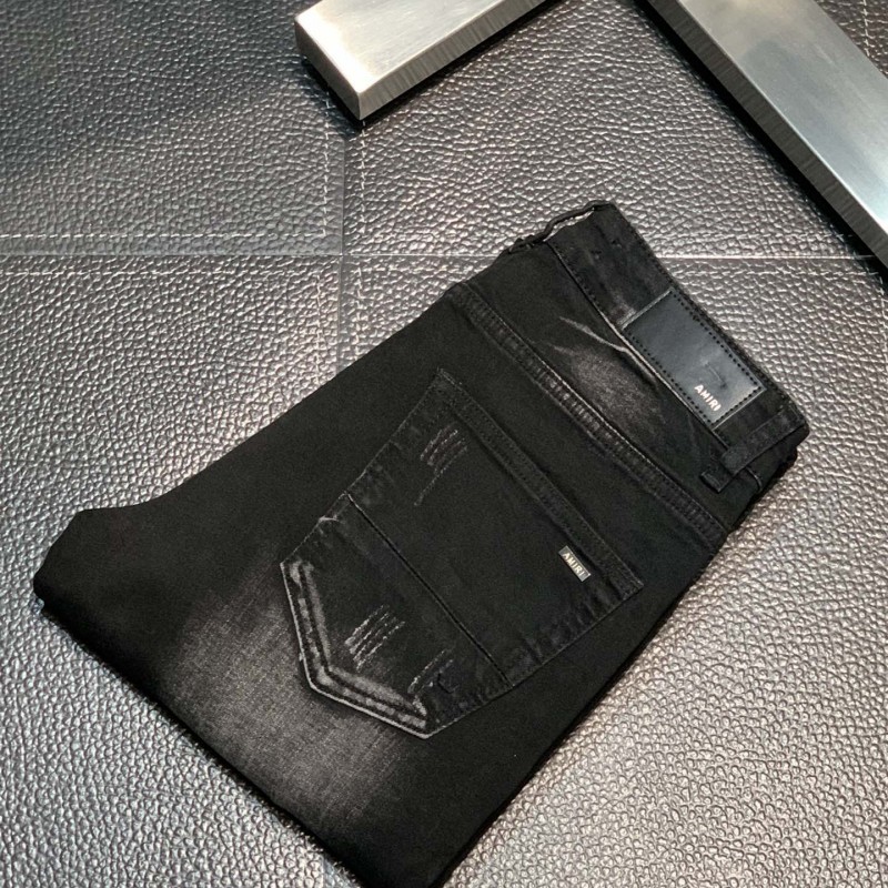 Amiri slim fit petite straight jeans