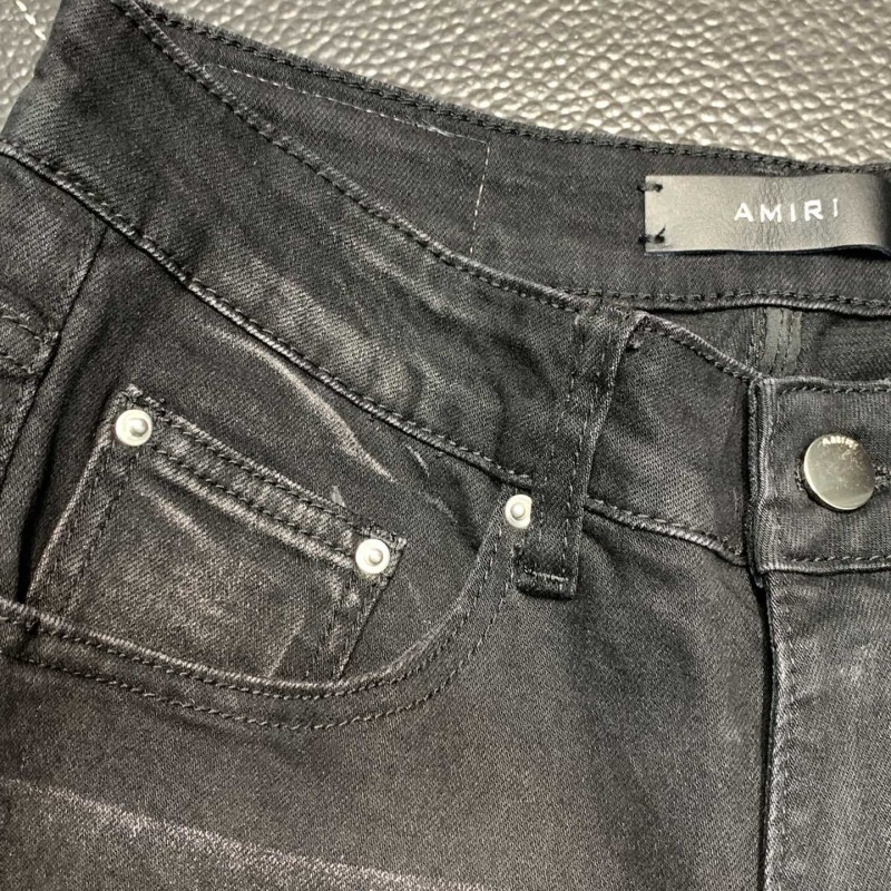 Amiri slim fit petite straight jeans