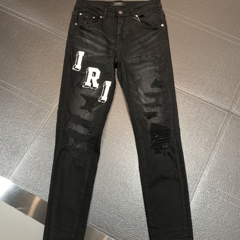 Amiri slim fit petite straight jeans