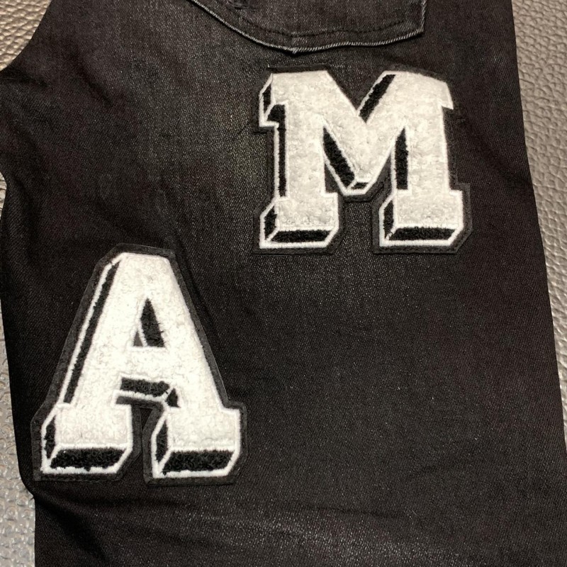 Amiri slim fit petite straight jeans