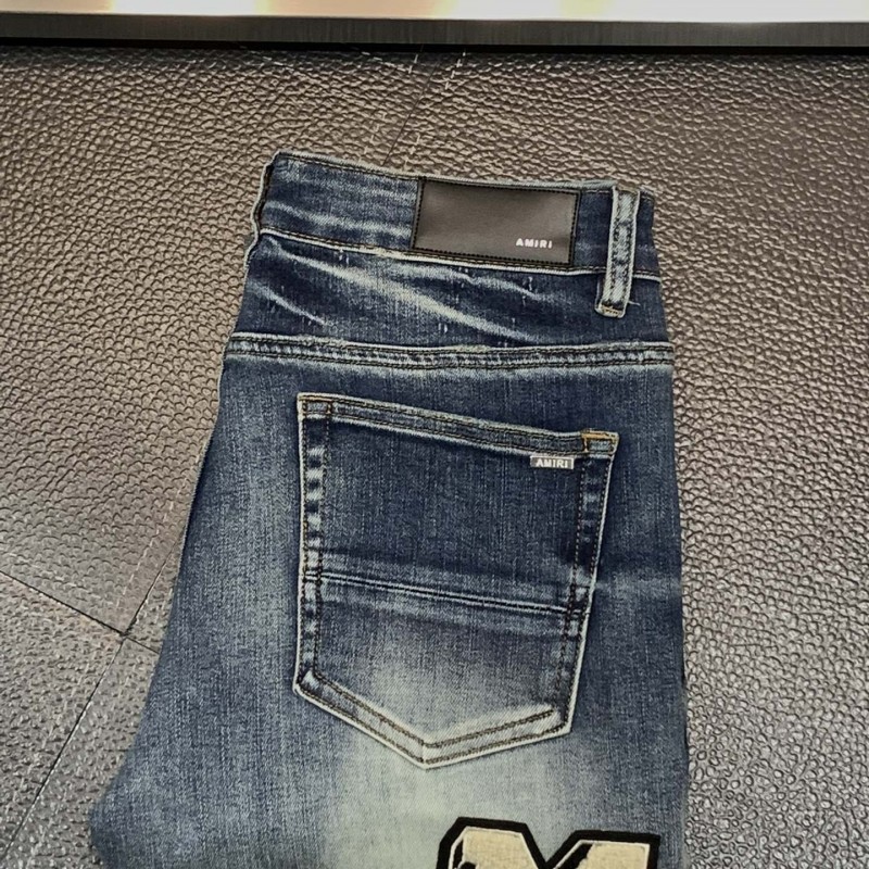 Amiri slim fit petite straight jeans
