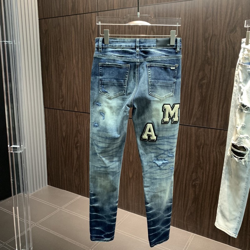 Amiri slim fit petite straight jeans