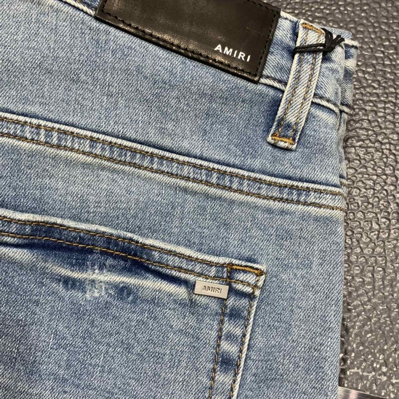 Amiri slim fit petite straight jeans