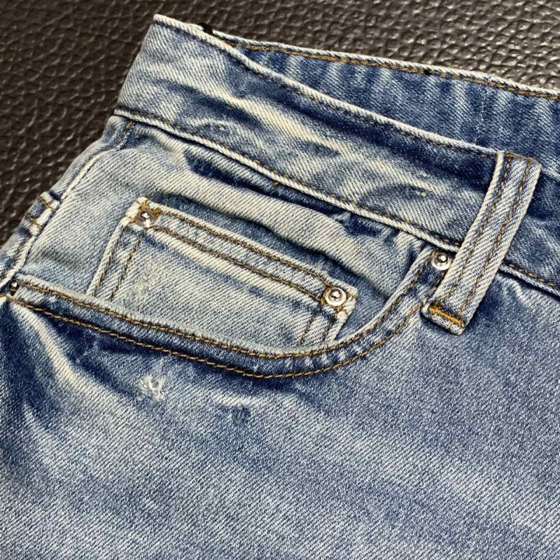 Amiri slim fit petite straight jeans