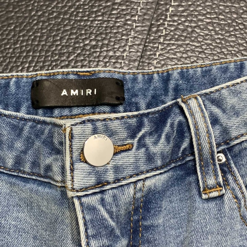 Amiri slim fit petite straight jeans