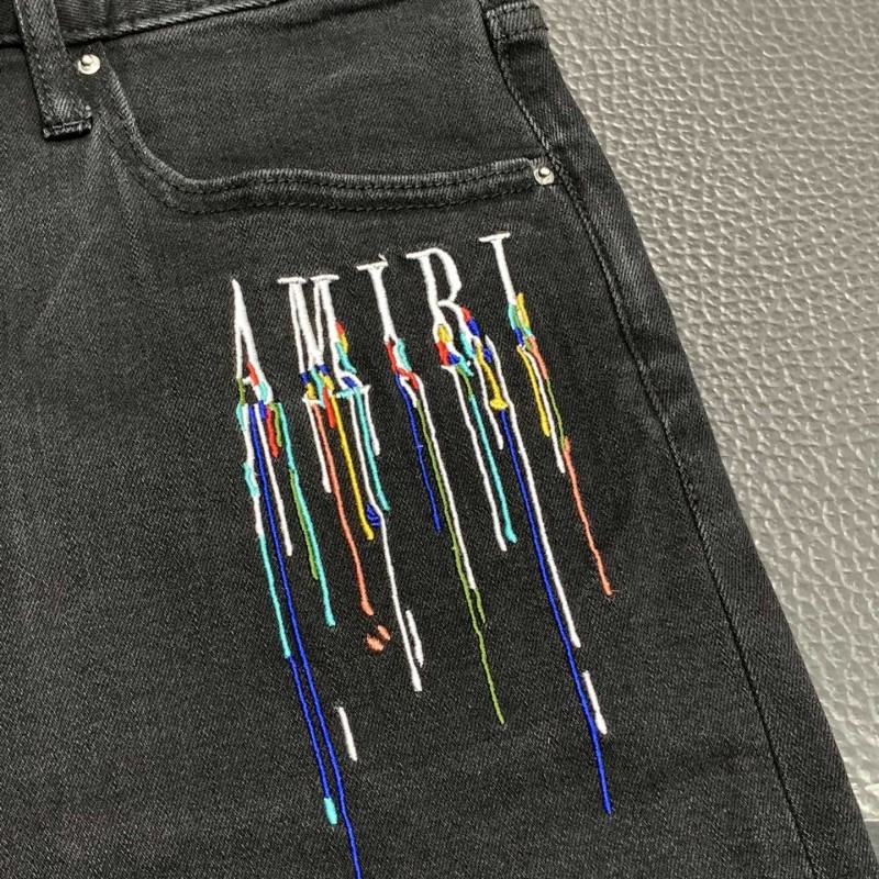 Amiri slim fit petite straight jeans