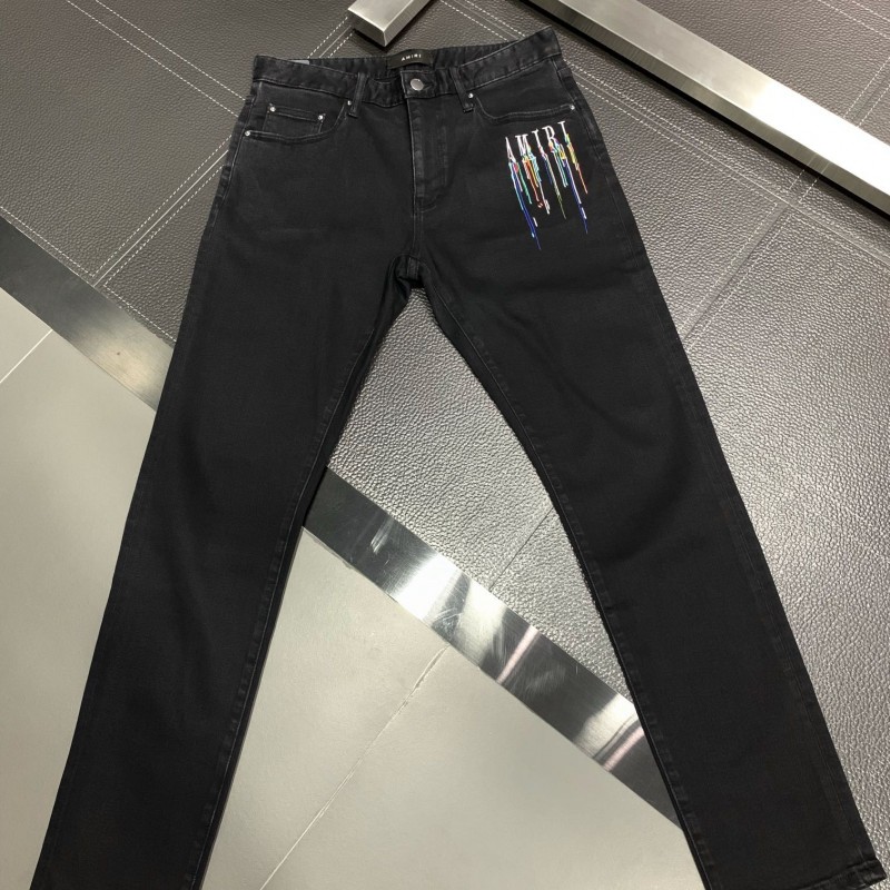Amiri slim fit petite straight jeans