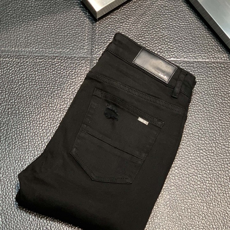 Amiri slim fit petite straight jeans