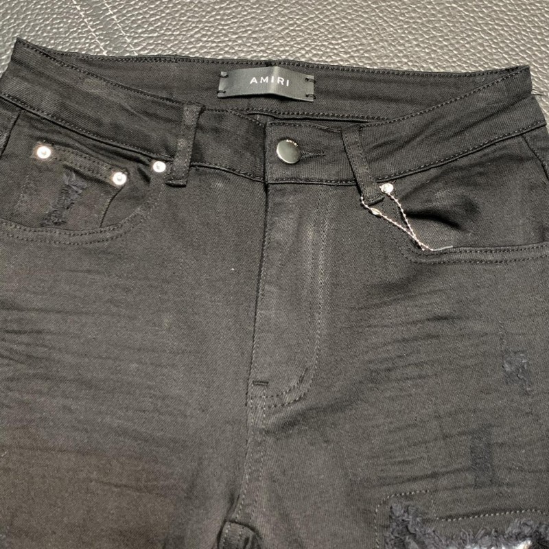 Amiri slim fit petite straight jeans