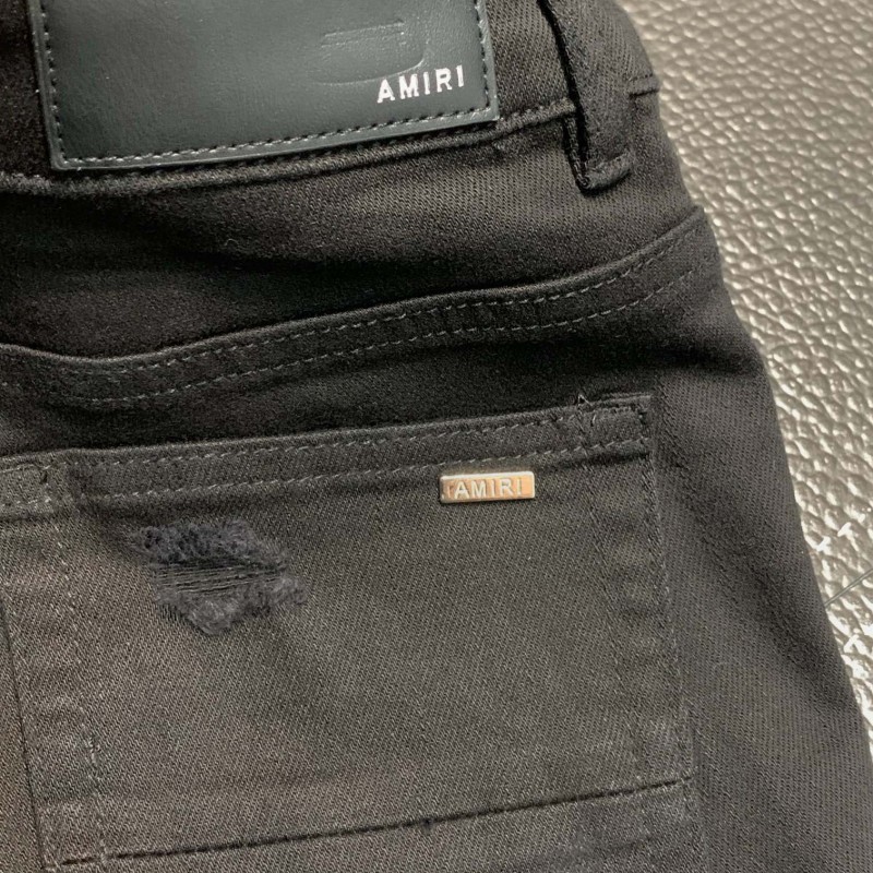 Amiri slim fit petite straight jeans
