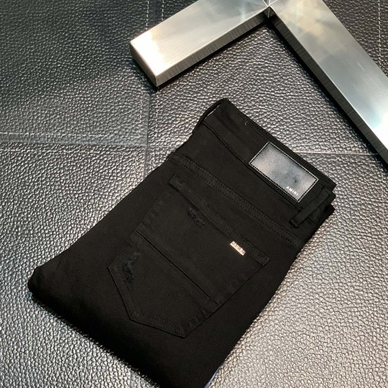 Amiri slim fit petite straight jeans