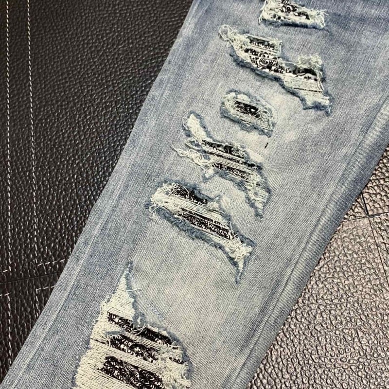 Amiri slim fit petite straight jeans