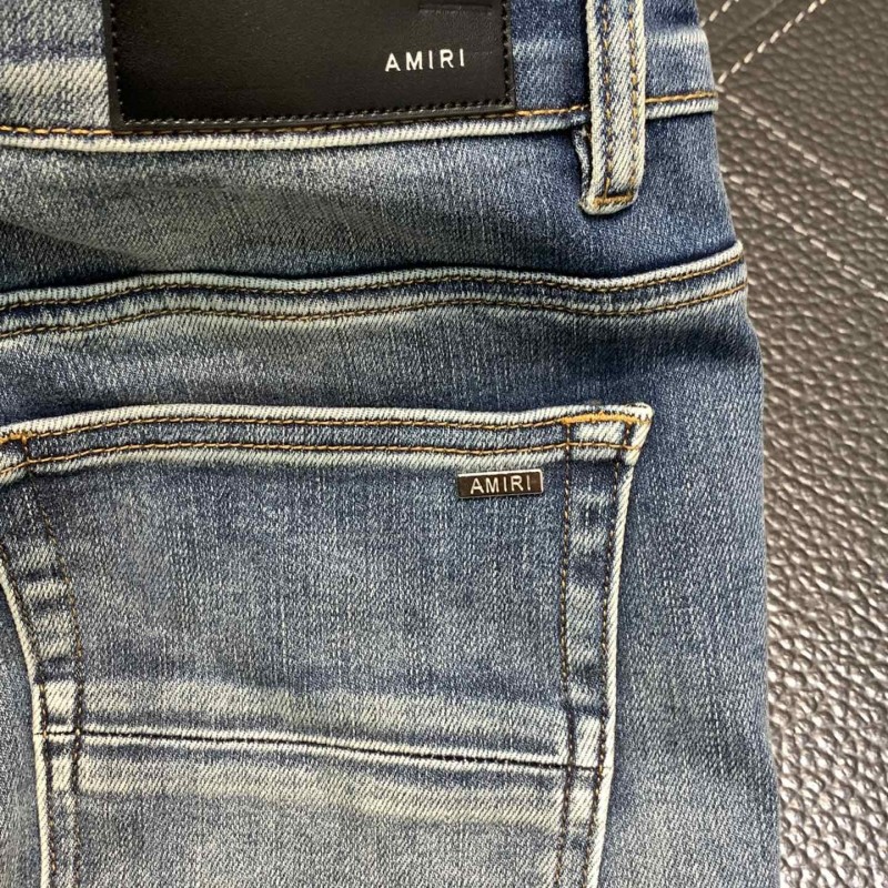 Amiri slim fit petite straight jeans