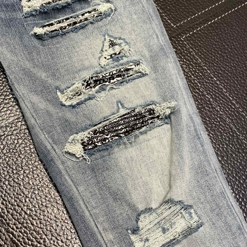 Amiri slim fit petite straight jeans