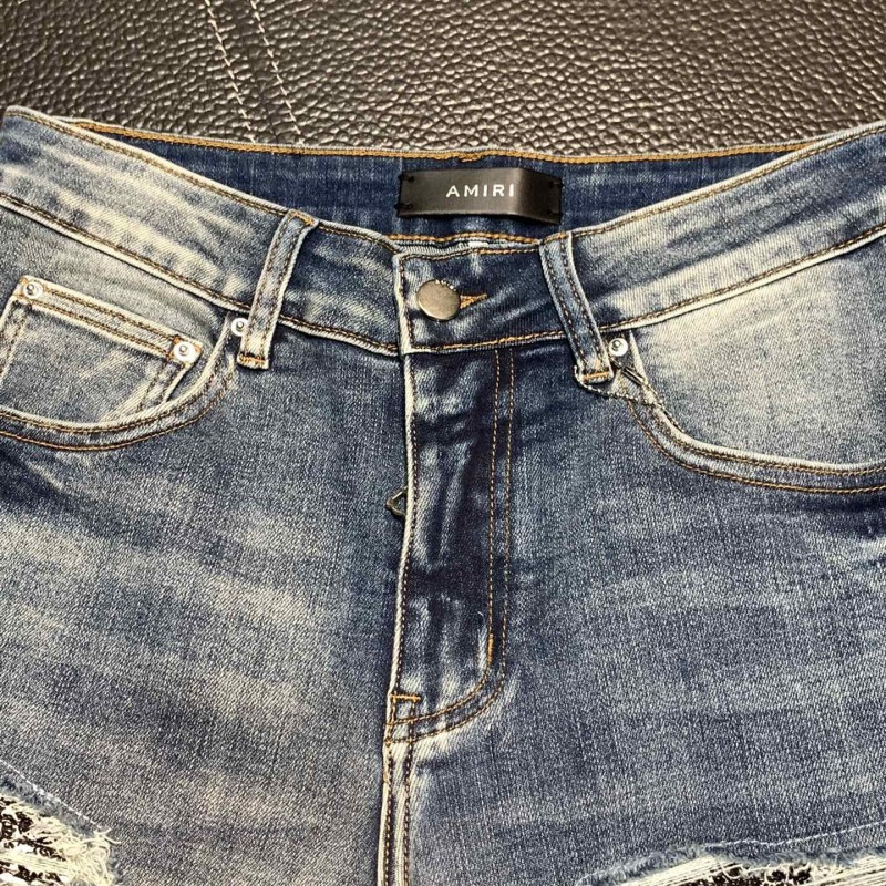 Amiri slim fit petite straight jeans