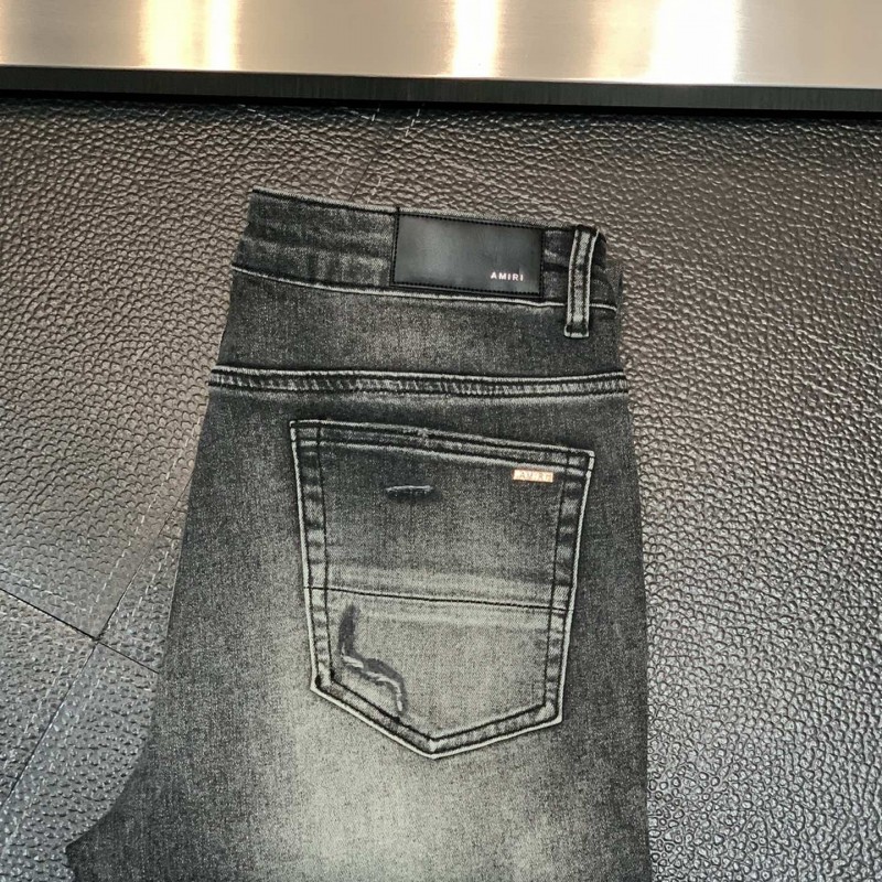 Amiri slim fit petite straight jeans