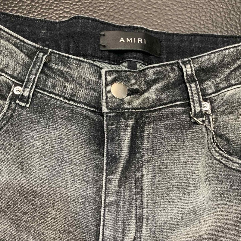 Amiri slim fit petite straight jeans