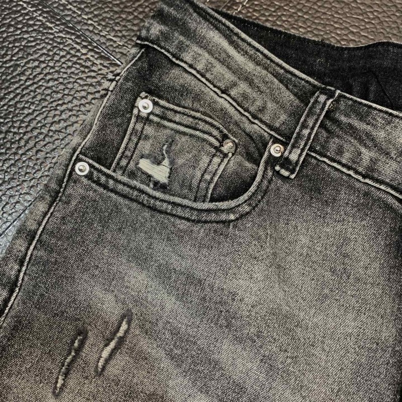 Amiri slim fit petite straight jeans