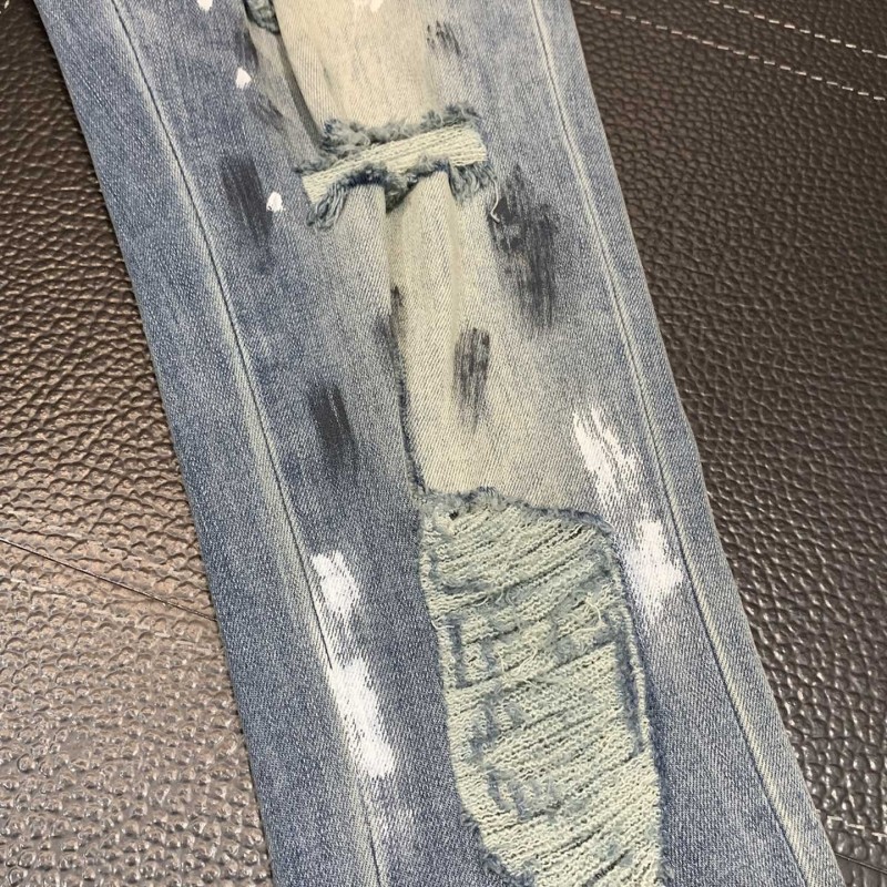 Amiri slim fit petite straight jeans