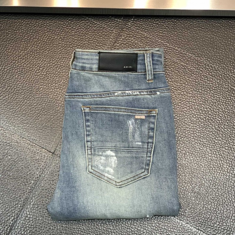 Amiri slim fit petite straight jeans