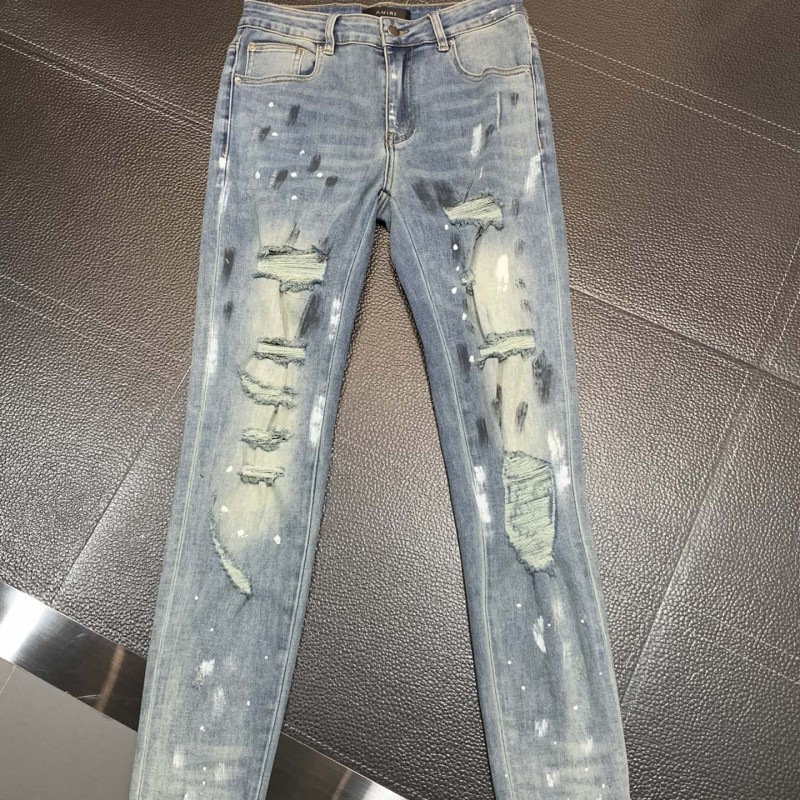 Amiri slim fit petite straight jeans