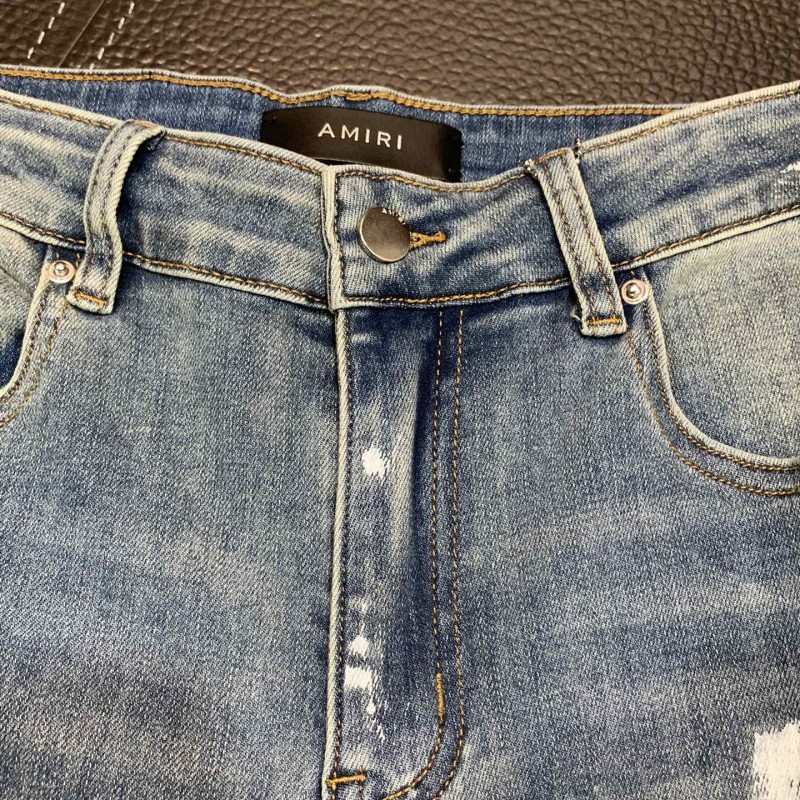 Amiri slim fit petite straight jeans