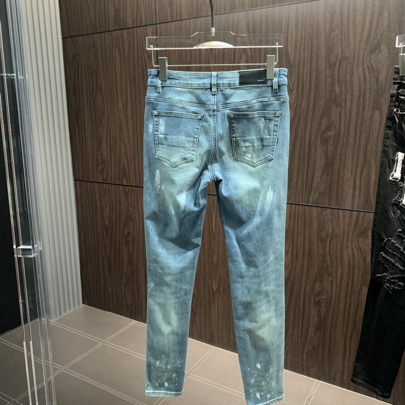 Amiri slim fit petite straight jeans