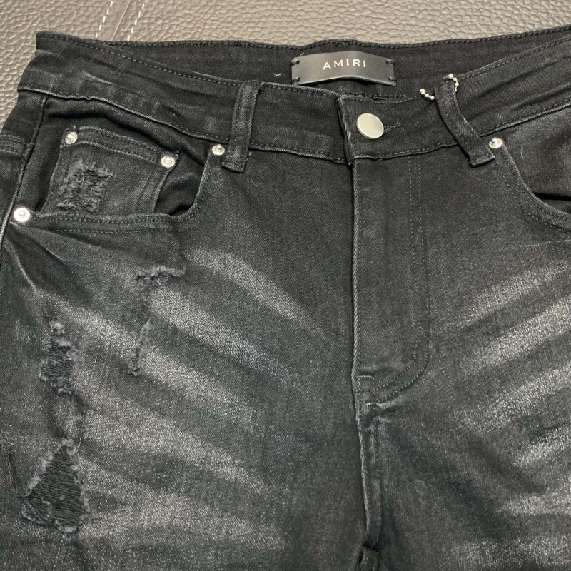 Amiri slim fit petite straight jeans