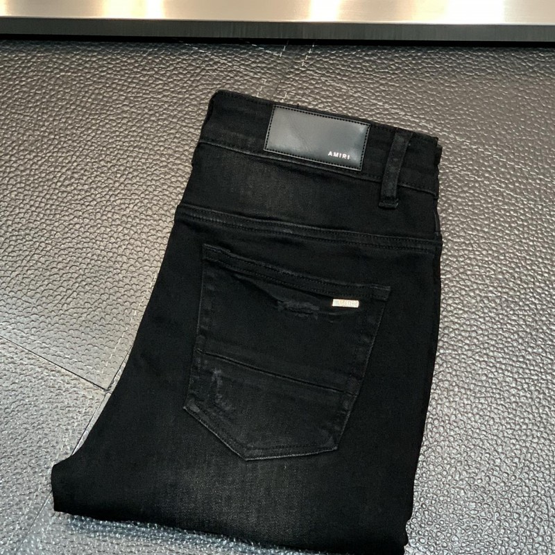 Amiri slim fit petite straight jeans