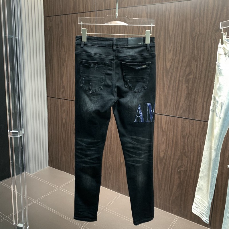 Amiri slim fit petite straight jeans