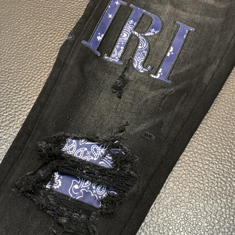 Amiri slim fit petite straight jeans