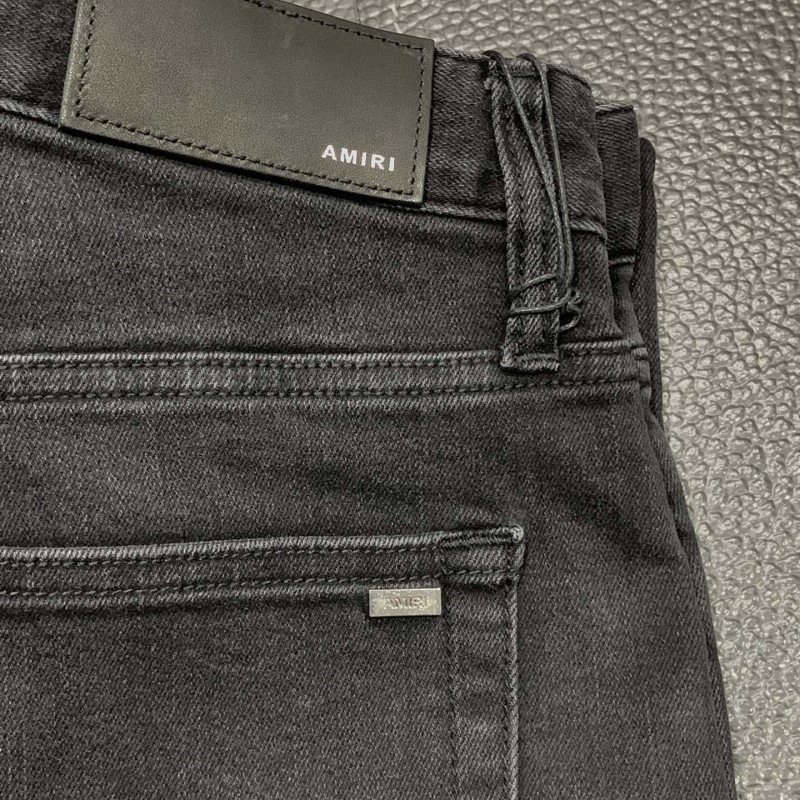 Amiri slim fit petite straight jeans