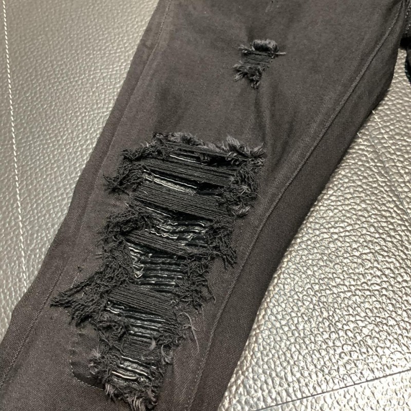 Amiri slim fit petite straight jeans