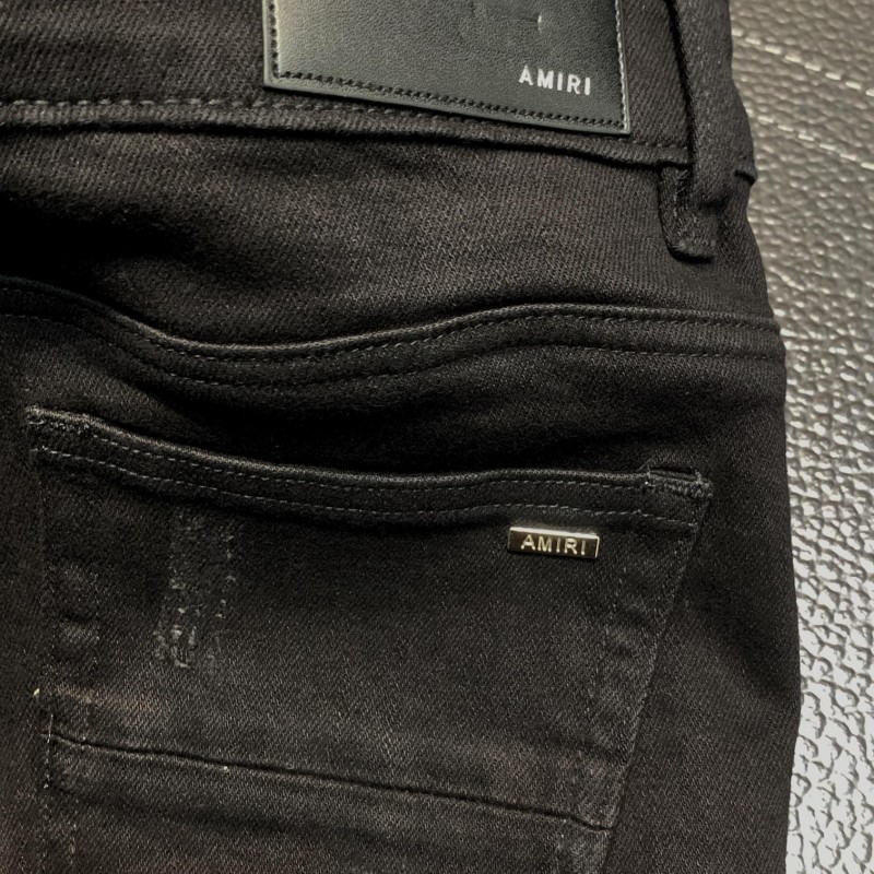 Amiri slim fit petite straight jeans