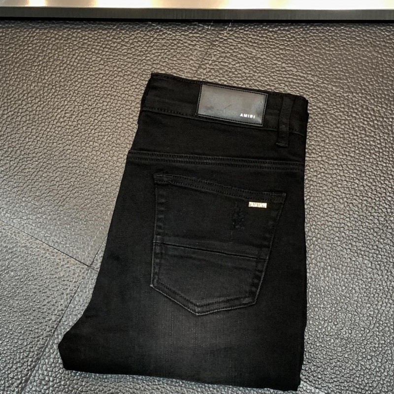 Amiri slim fit petite straight jeans