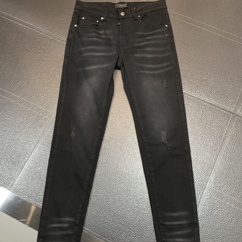 Amiri slim fit petite straight jeans