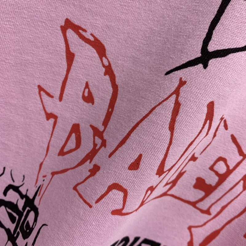 Ba*len*cia*ga doodle year of the Dragon Alphabet T-shirt