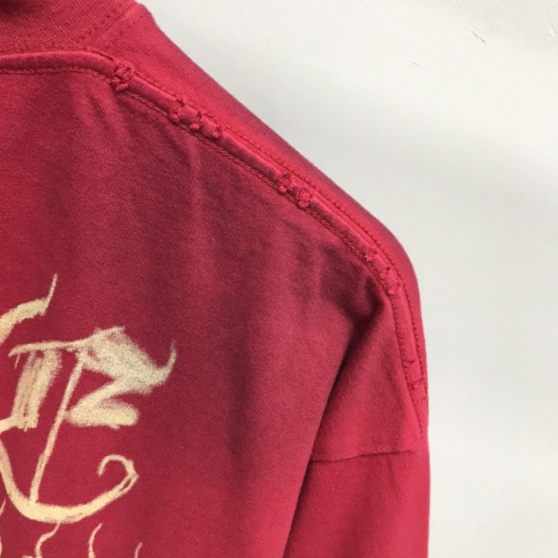 Ba*len*cia*ga Sanskrit lettering industrial paint T-shirt