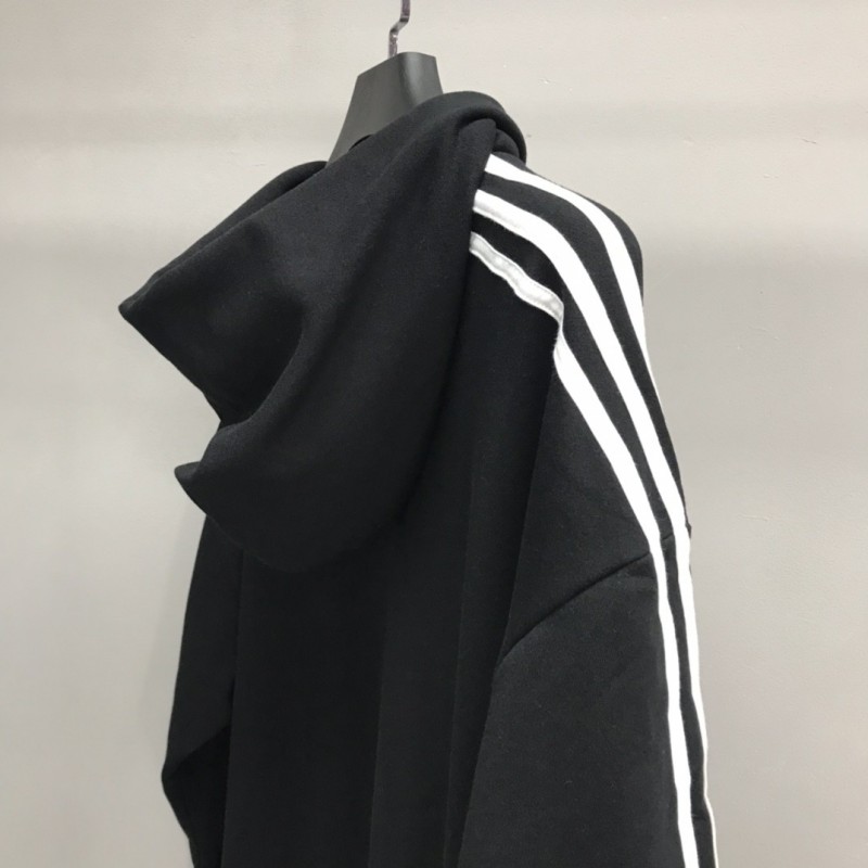 Ba*len*cia*ga Ardy Wiranata logo zipper hoodie