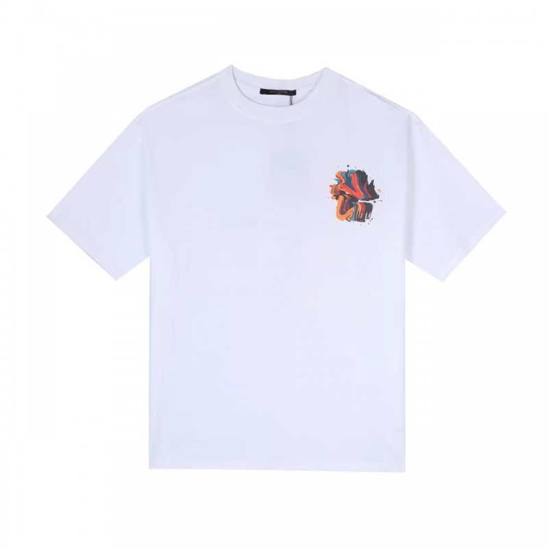 L0*is V*t0n 23ss front and back patterned t-shirt