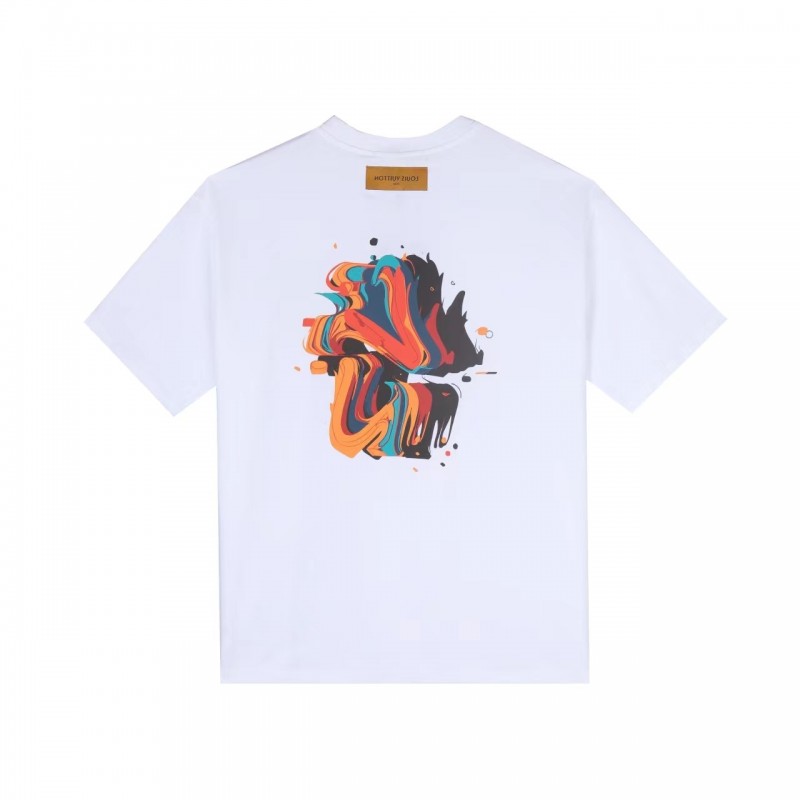 L0*is V*t0n 23ss front and back patterned t-shirt