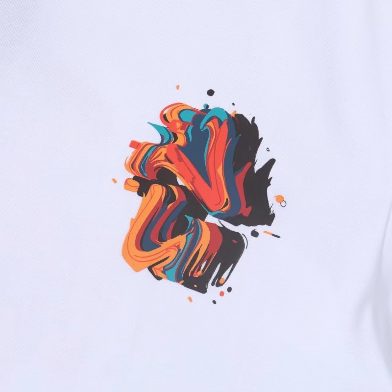 L0*is V*t0n 23ss front and back patterned t-shirt