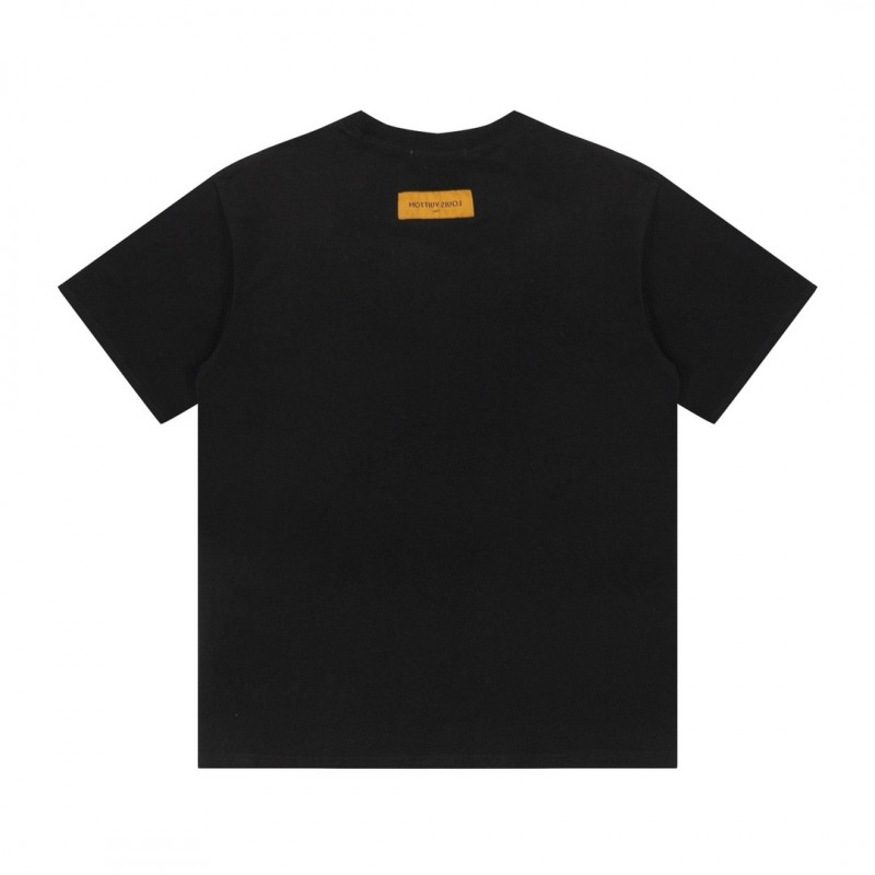 L0*is V*t0n Logo lettering T-shirt with 23SS neckline